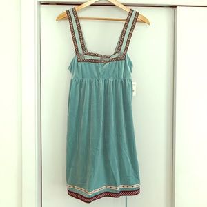 ice blue velvet free people dress